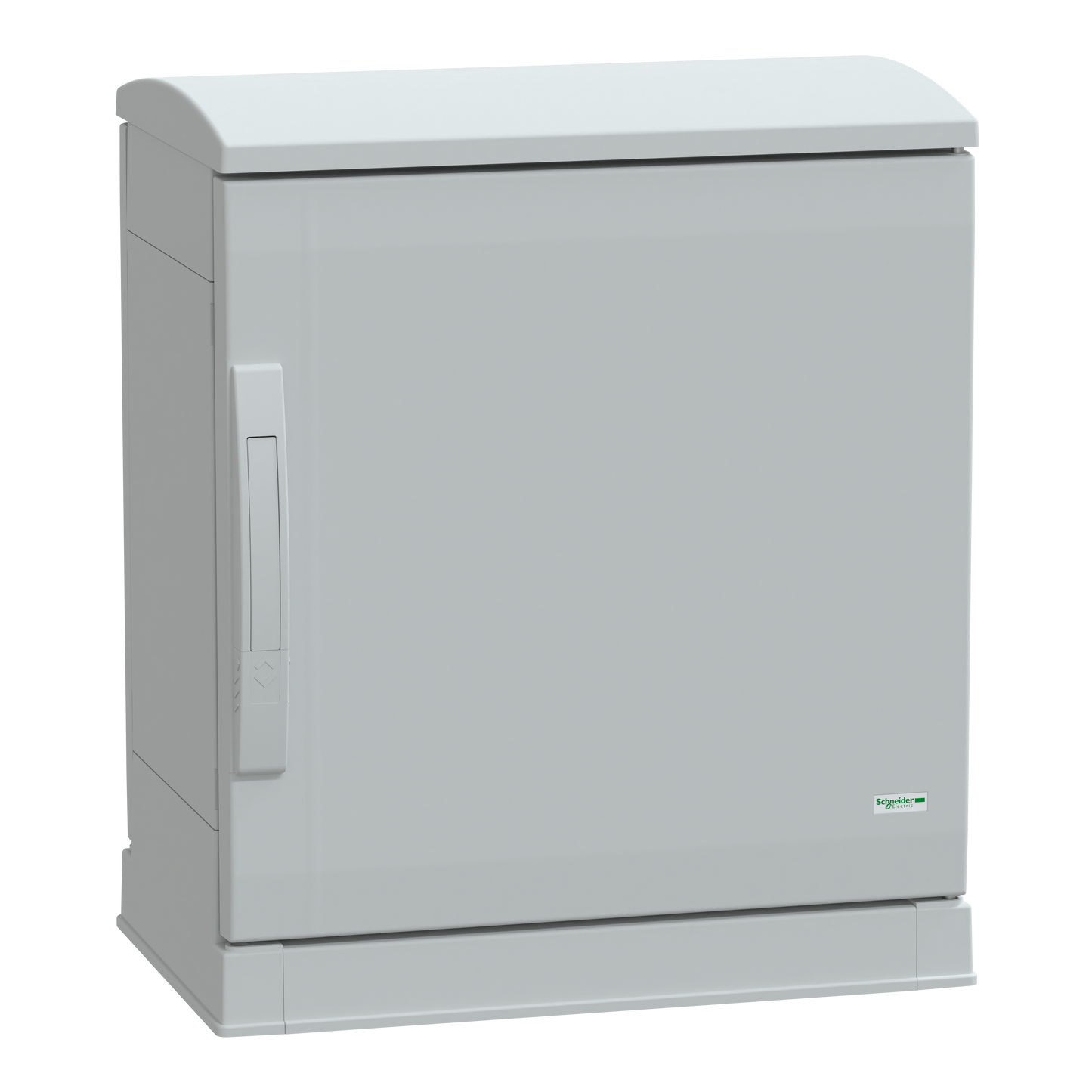 Schneider Electric-NSYPLAZT553G-Thalassa - Armoire polyester socle + toit 500x500x320 - IP44 Ral 7035