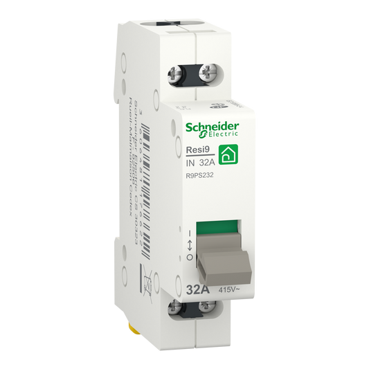Schneider Electric-R9PS232-Resi9 - interrupteur - 2P - 32A - 2NO - 250VCA