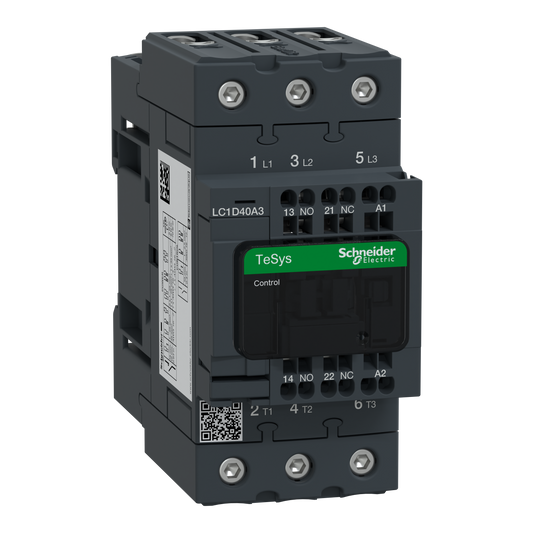 Schneider Electric-LC1D40A3F7-TeSys D - Cont everlink 3p ac3 440v 40a ctrl ress bob 110vca 50/60hz