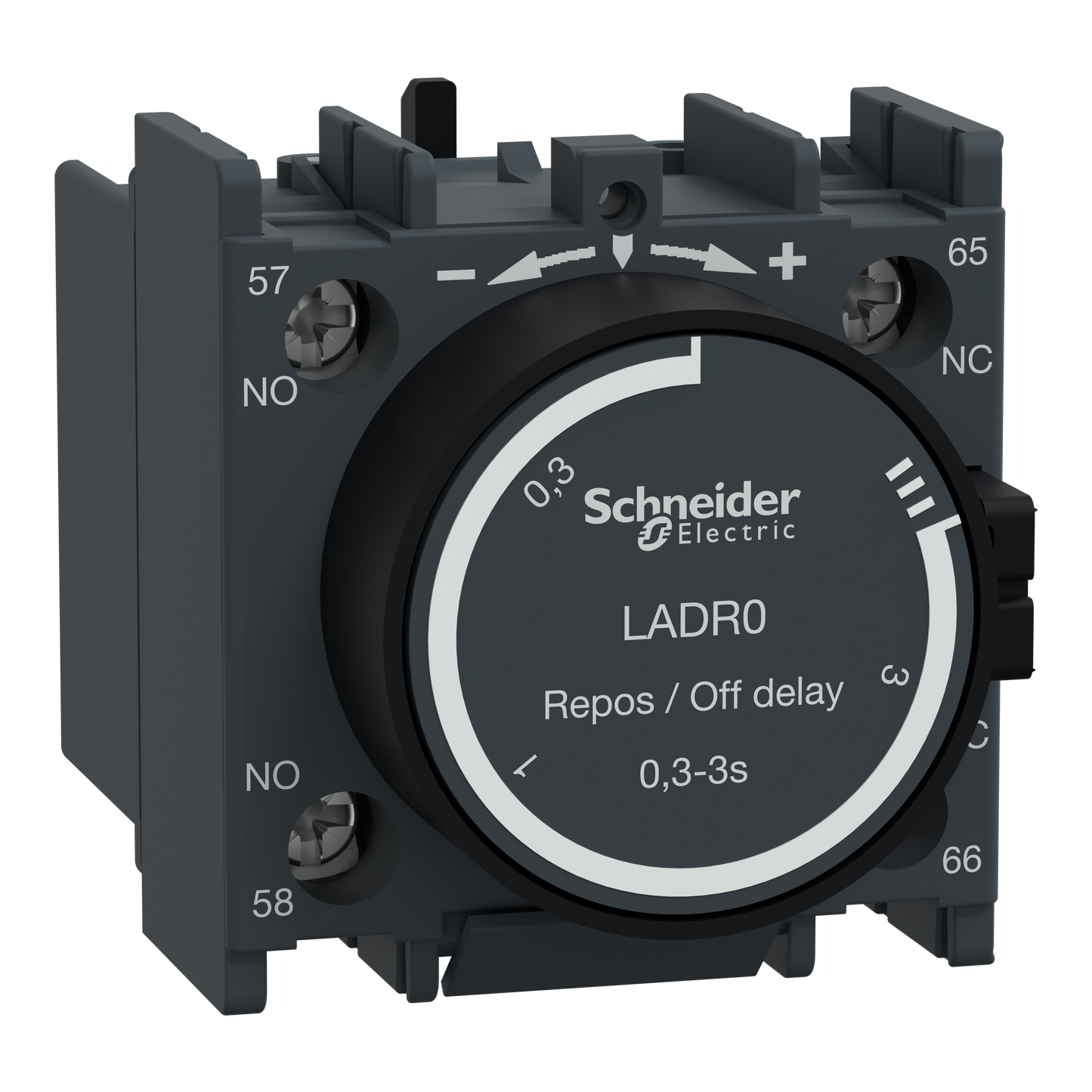 Schneider Electric-LADR0-TeSys D - bloc de contacts auxiliaires - 1F+1O - bornes à vis-étriers