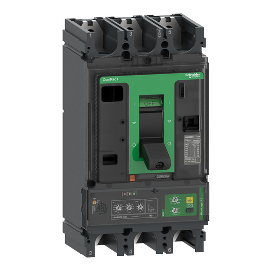 Schneider Electric-C40N34V400-ComPacT NSX400N - Disjoncteur Vigi - MicroLogic 4.3 400A - 3P3D - 50kA - fixe