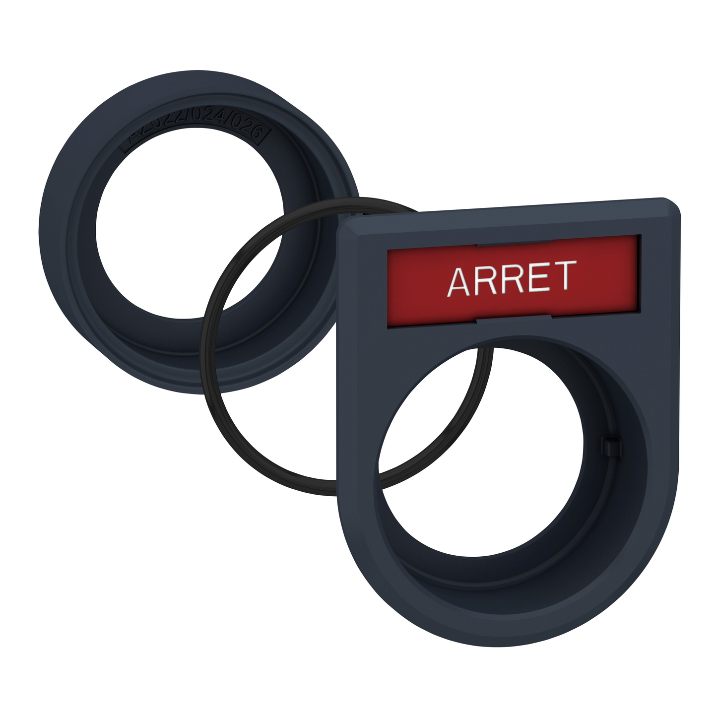 Schneider Electric-ZB5AZ023-Harmony XB5 - kit de montage - pr légende 8x27 - pour BP lum. et bouton tournant