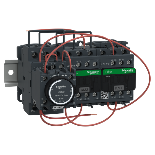 Schneider Electric-LC3D180AB7-TeSys LC3D - démarreur étoile triangle sur profilé - bobine 24Vca