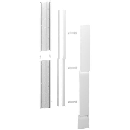 Schneider Electric-R9HKT18-Resi9 - kit goulotte 18M - 2 parties - corps - capot - cloisons - capot ERDF