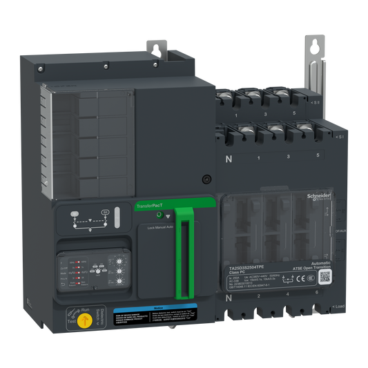 Schneider Electric-TA25D3S2504TPE-TransferPacT TA250 - inverseur de sources - commutateurs - 250A - 3P - 400Vca
