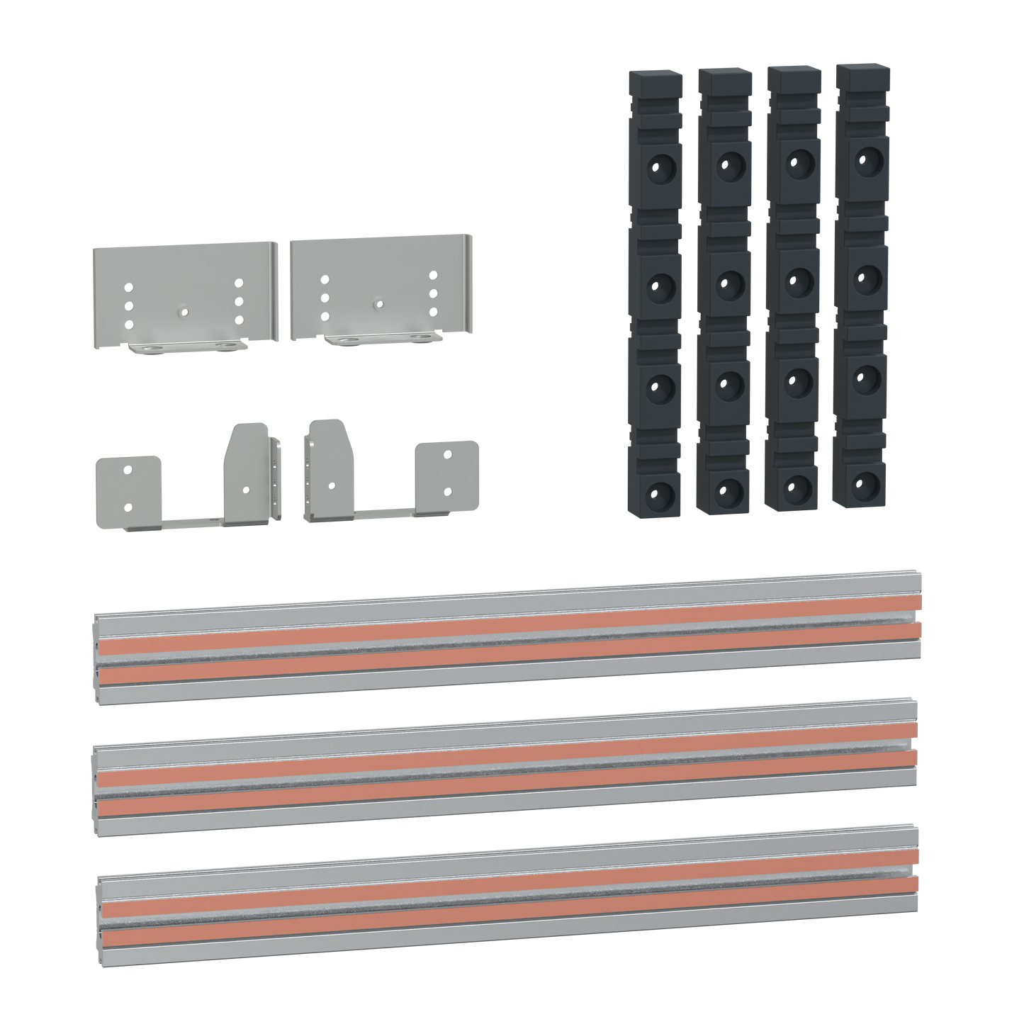 Schneider Electric-LVS04496-Linergy LGYE - Liaison transfert horizontal MTZ2 - 4P 2500A - L=580mm