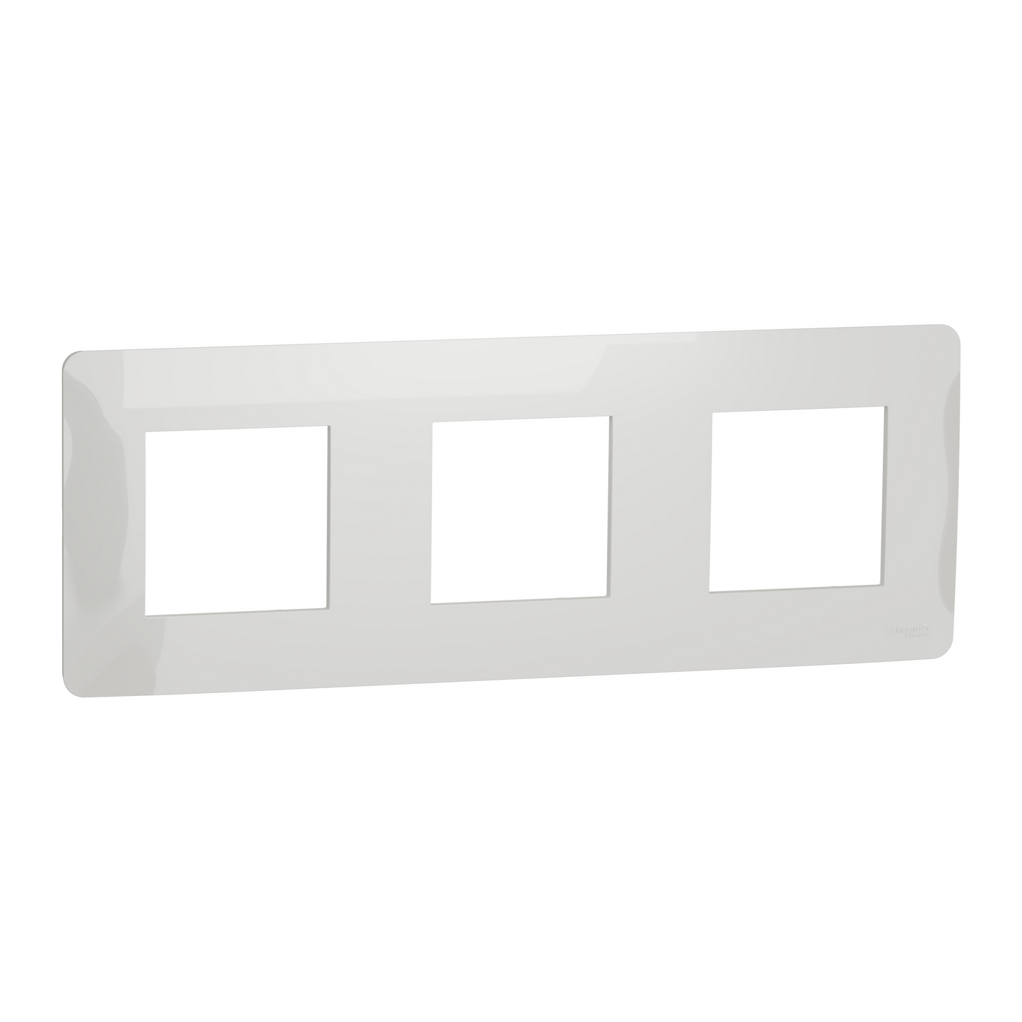 Schneider Electric-NU200618W-Reconditionné - Unica Studio - plaque de finition - Blanc - 3 postes