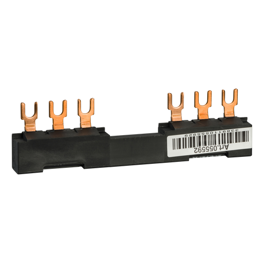 Schneider Electric-GV2G272-TeSys GV - jeu de barre tripolaire - 63A - 2 dérivations - pas 72 mm