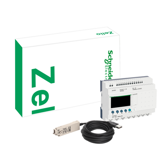 Schneider Electric-SR3PACKFU-Zelio Logic - relais intelligent modul.- pack découverte - 10ES - 100..240Vca