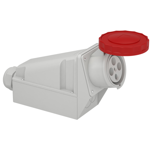 Schneider Electric-81194-Mureva - socle de prise industrielle - 125 A - 3P+T - 380..415 VCA - IP 67