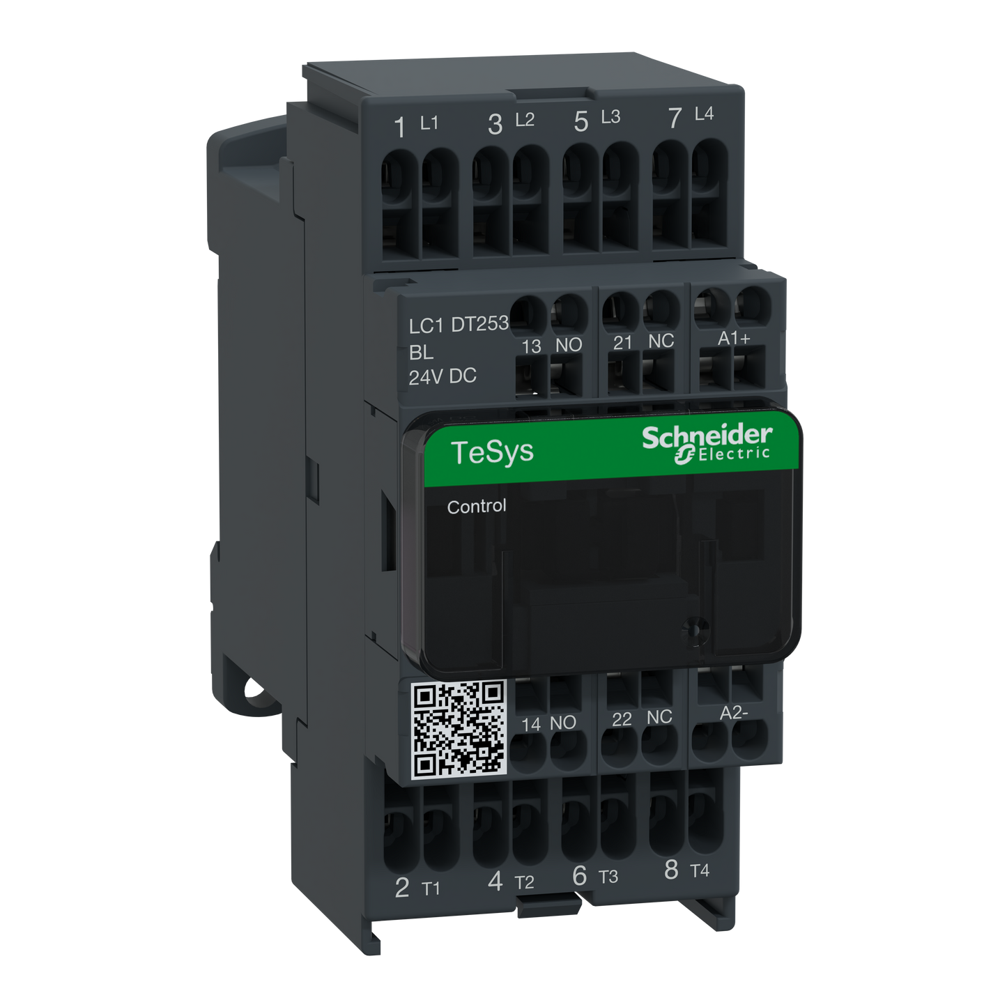 Schneider Electric-LC1DT253BL-TeSys LC1D - contacteur - 4P - AC-1 440V - 25A - bobine 24Vcc