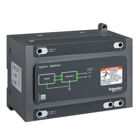 Schneider Electric-IMD-IM400VA2-Vigilohm - adaptateur de tension - CPI IM400C - réseau jusqu'à 1500Vca-cc