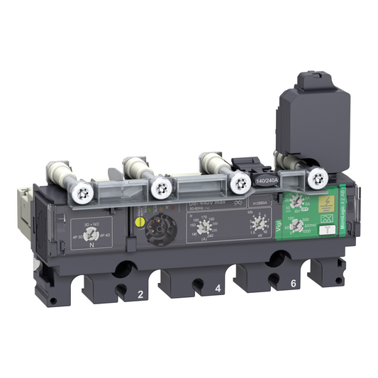 Schneider Electric-C2544B250-ComPacT NSX - Déclencheur MicroLogic 4.2AB Vigi 240A - 4P4D pour NSX250