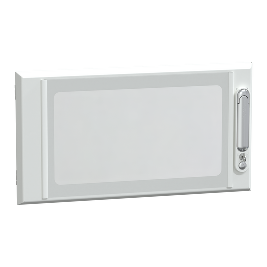 Schneider Electric-LVS08132-PrismaSeT G - Porte transparente - Coffret ou extension 6M - RAL9003