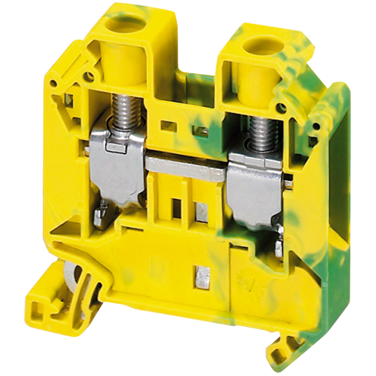 Schneider Electric-NSYTRV162PE-Borne à vis - pour conducteur de protection - 2 points - 16mm² - vert/jaune
