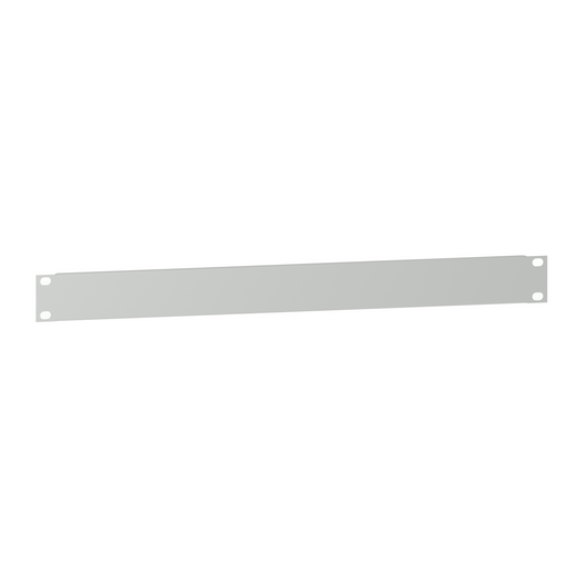 Schneider Electric-NSYCRTM1U-Actassi plastron 19P plein 1U tôle - RAL7035