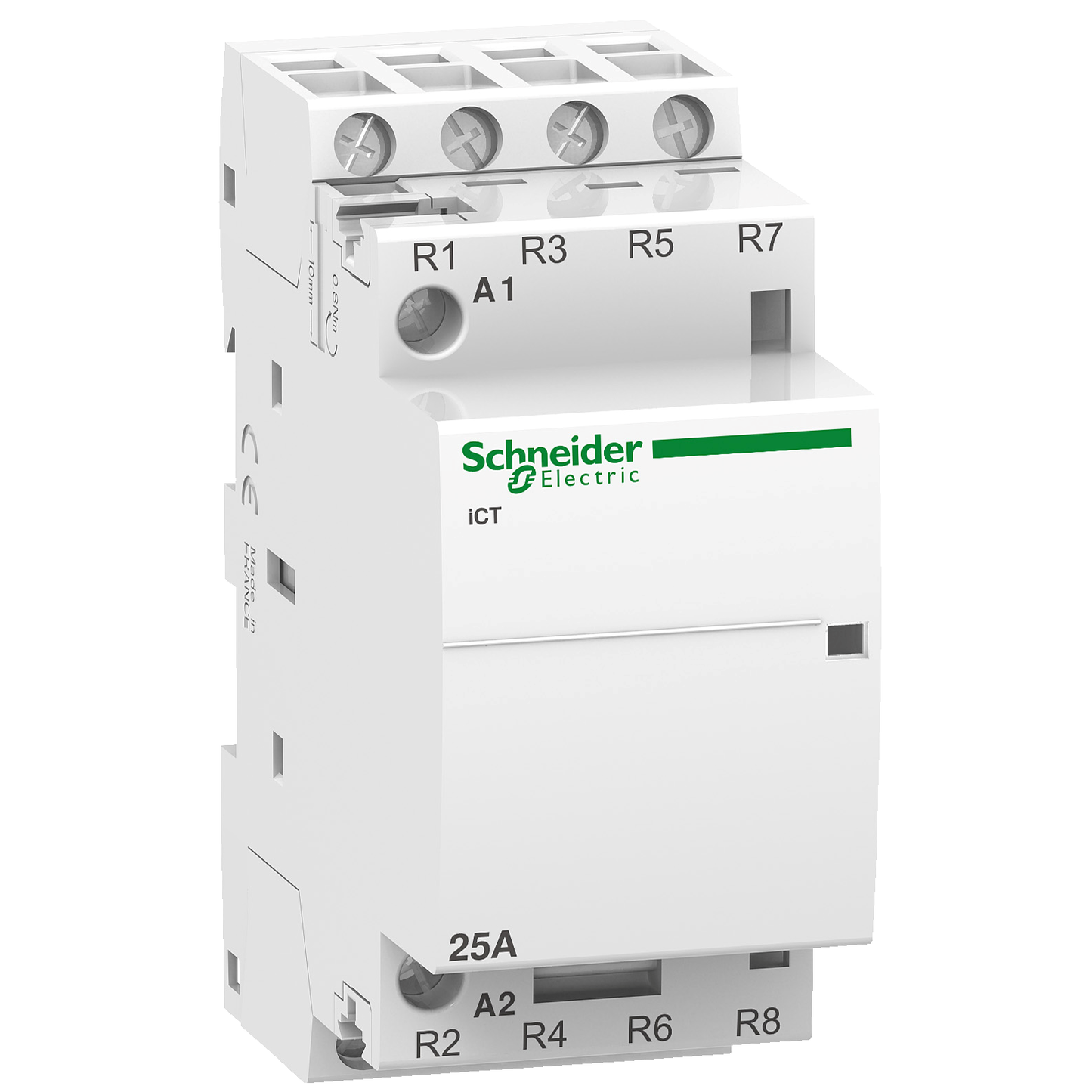 Schneider Electric-A9C20837-Acti9 iCT - Contacteur auxiliarisable - 4P - 25A - 4NF 230 à 240Vca - 50Hz