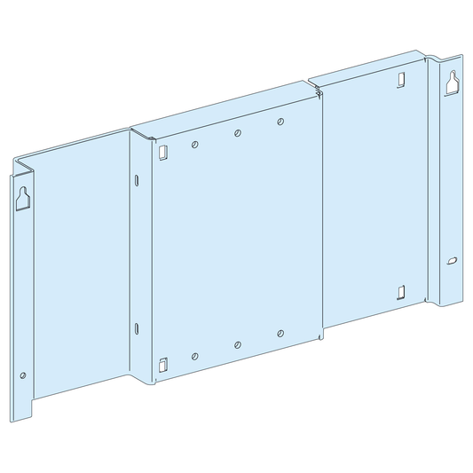 Schneider Electric-LVS03074-PrismaSeT G - Platine NSX630 vertical - fixe - Cde rotative - RAL9003