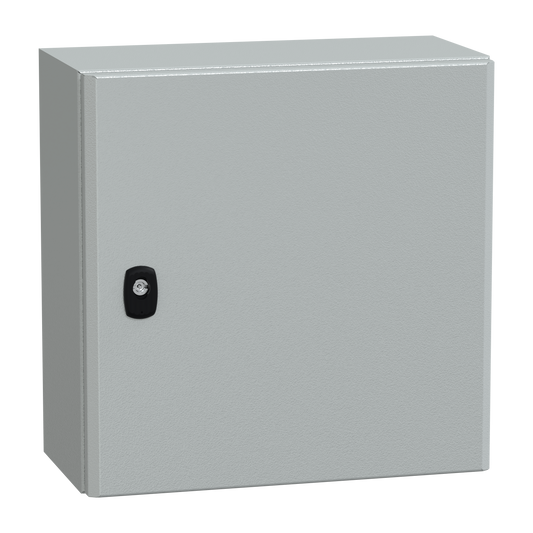 Schneider Electric-NSYS3D4420P-PanelSeT S3D - Enveloppe acier - H400xL400xP200 - châssis plein