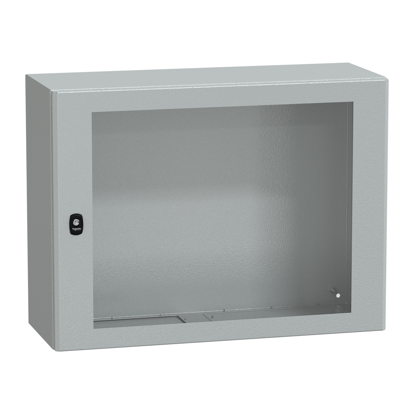 Schneider Electric-NSYS3D6830T-PanelSeT S3D - Enveloppe acier - H600xL800xP300 mm - porte vitrée