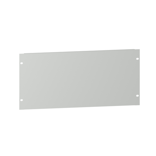 Schneider Electric-NSYCRTM4U-Actassi plastron 19P plein 4U tôle - RAL7035