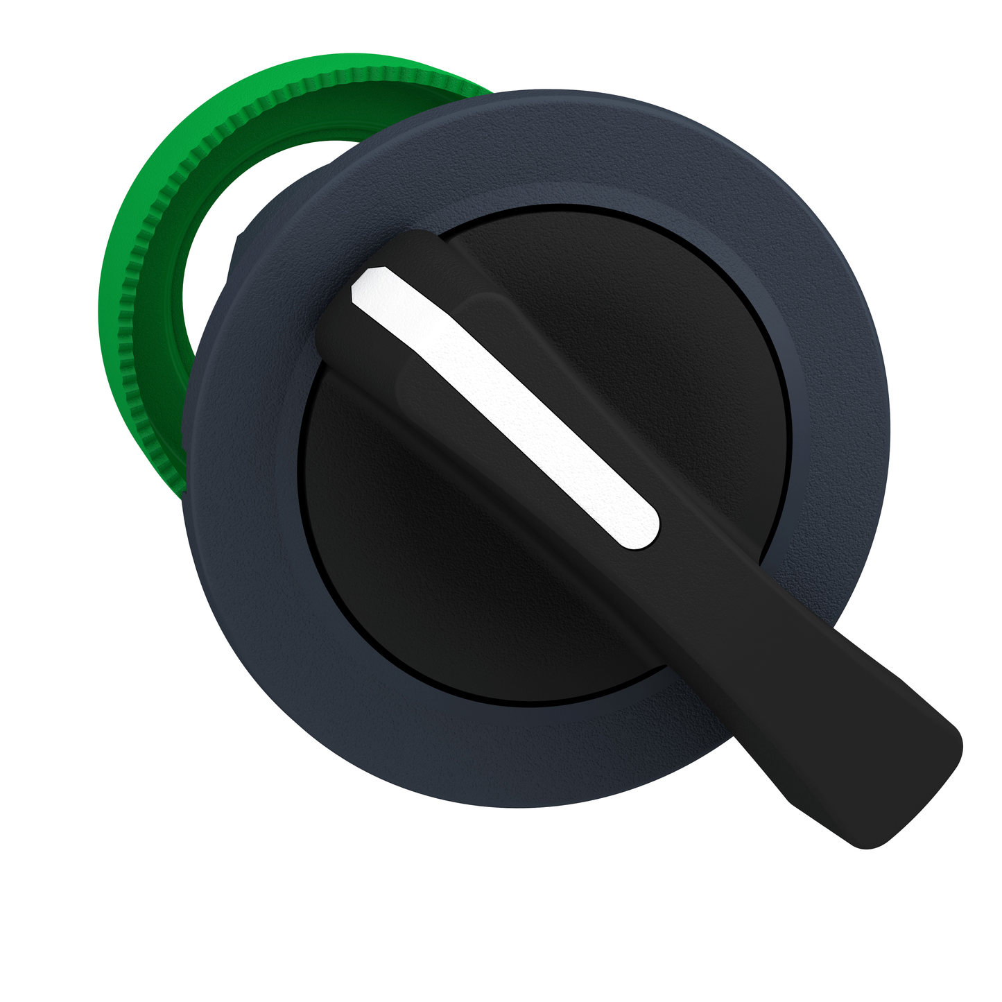 Schneider Electric-ZB5FJ3-Harmony XB5 - tête bouton tournant à crosse - flush - 3 pos fix - noir