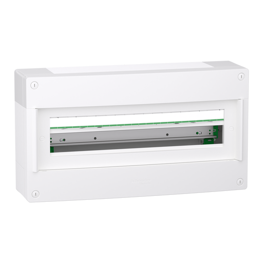 Schneider Electric-LVSXT124-PrismaSeT XS - Coffret plastique saillie 1 rangée 24 modules - sans porte
