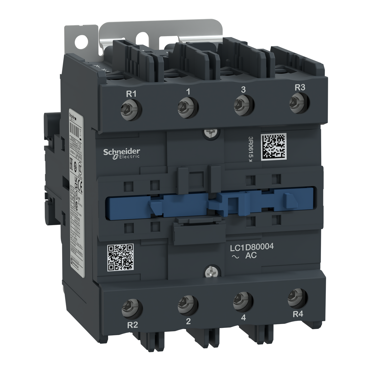 Schneider Electric-LC1D80004U7-TeSys LC1D - contacteur - 4P - AC-1 440V - 125A - bobine 240Vca - 50/60Hz