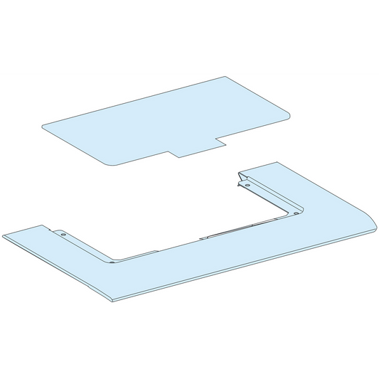 Schneider Electric-LVS08884-PrismaSeT G - Plaque découpée + passe câble plastique - gaine - L300