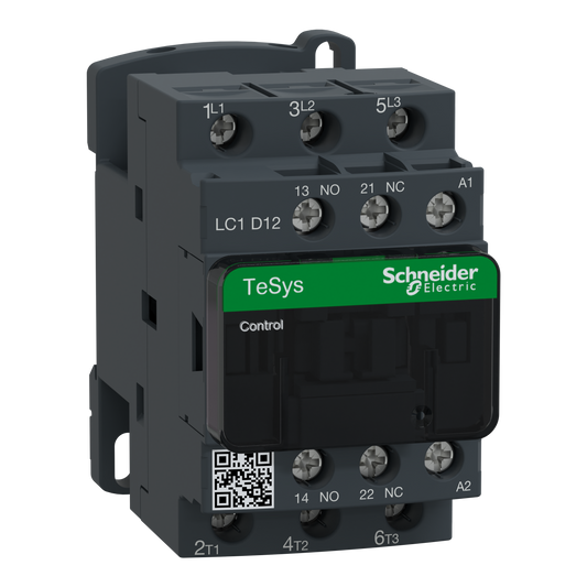 Schneider Electric-LC1D12F7-TeSys LC1D - contacteur - 3P - AC-3 440V - 12A - bobine 110Vca