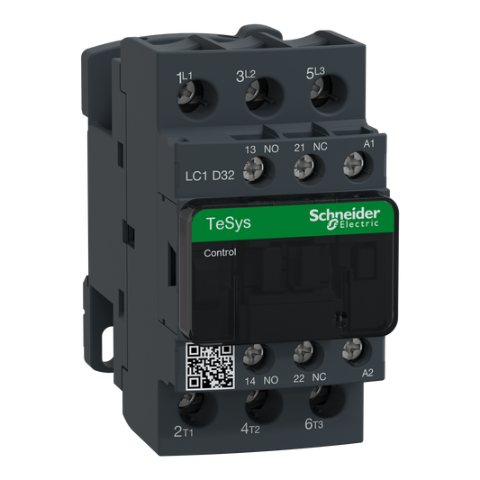 Schneider Electric-LC1D32FC7-TeSys LC1D - contacteur - 3P - AC-3 440V - 32A - bobine 127Vca