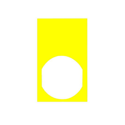 Schneider Electric-ZBY61101-Harmony - Etiquette 30 x 50 jaune pour marquage noir