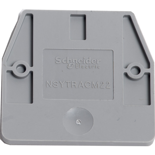 Schneider Electric-NSYTRACM22-Cloison extremité - largeur 1mm - pour borne à vis mini NSYTRV 2M