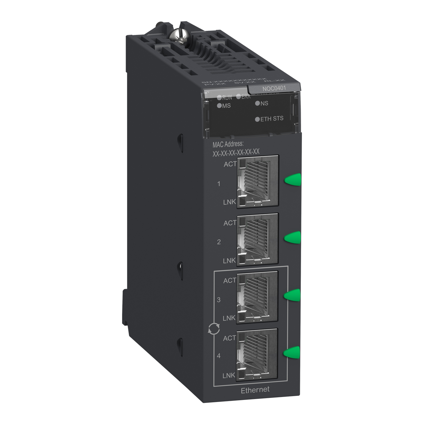 Schneider Electric-BMXNOC0401-Coupleur Ethernet/IP et Modbus/TCP pour M340
