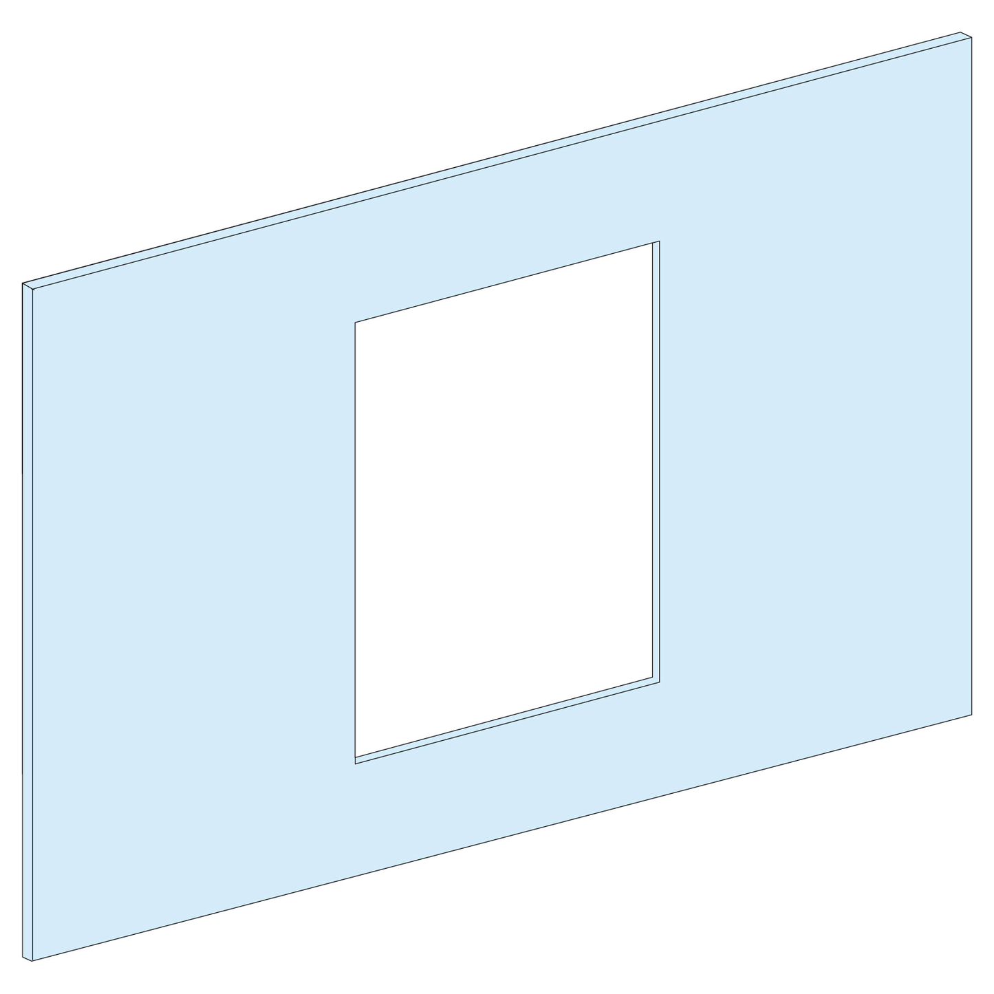 Schneider Electric-LVS03701-PrismaSeT P - Plastron NS800/1600 - 7M - fixe - vertical - TéléCde - L650
