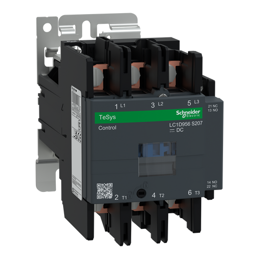 Schneider Electric-LC1D956BWS207-TeSys D - contacteur EN45545 - 3P(3NO) - AC3 <=440V 95A - 24Vcc - cosses fermées