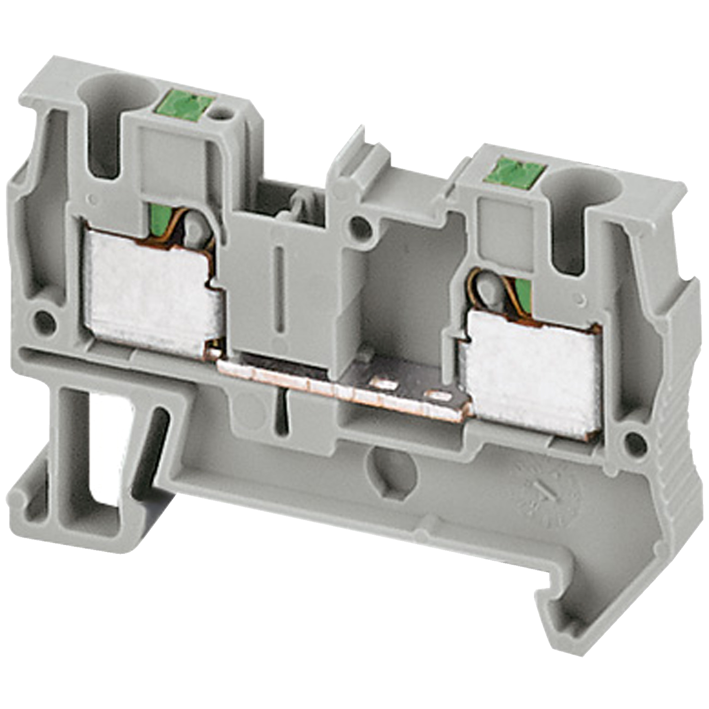Schneider Electric-NSYTRP42-Borne push-in - passant - 2 points - 4mm² - gris