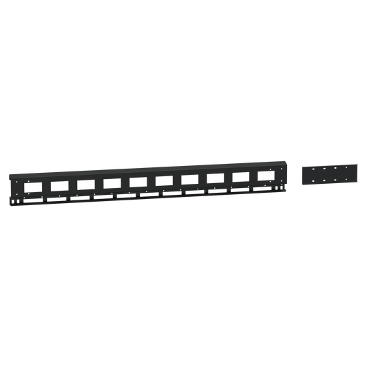 Schneider Electric-KEV0400SR2400-Canalis EV - Rail latéral horizontal - jeu de x2 - 2400mm - Noir - RAL9005