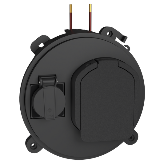 Schneider Electric-EVP1SSS51-EVlink socle de prise T2S pour borne Pro AC monophasée avec prise domestique