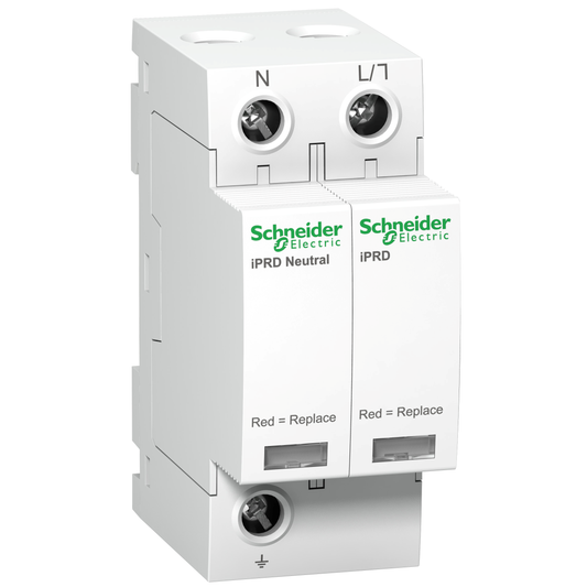 Schneider Electric-A9L40500-Acti9 - Parasurtenseur modulaire iPRD40 - 1P+N - 350V