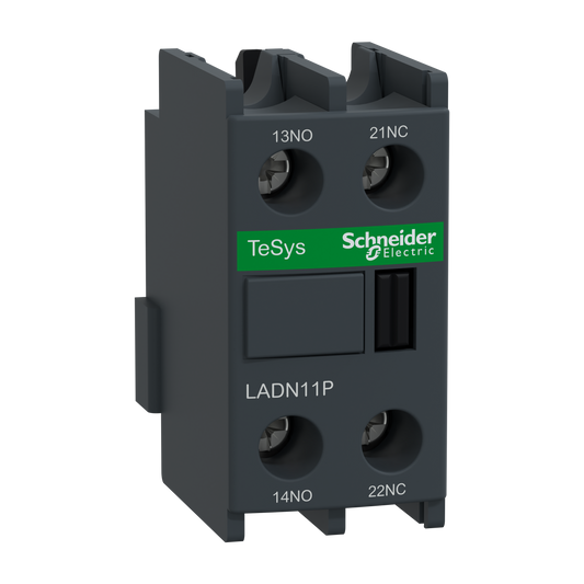 Schneider Electric-LADN11P-TeSys D - bloc contact aux front - 1F+1O - vis-étriers - 125 à 200A 4P - EN50012