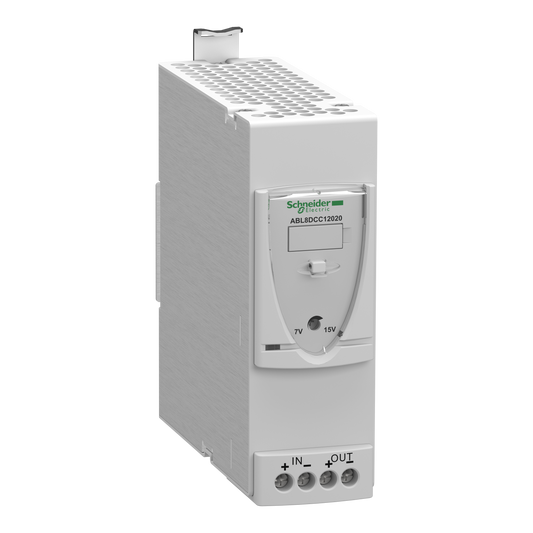 Schneider Electric-ABL8DCC12020-Phaseo - module convertisseur 24W - 24..28,8Vcc - 12Vcc - 2A - pr alim. électr.