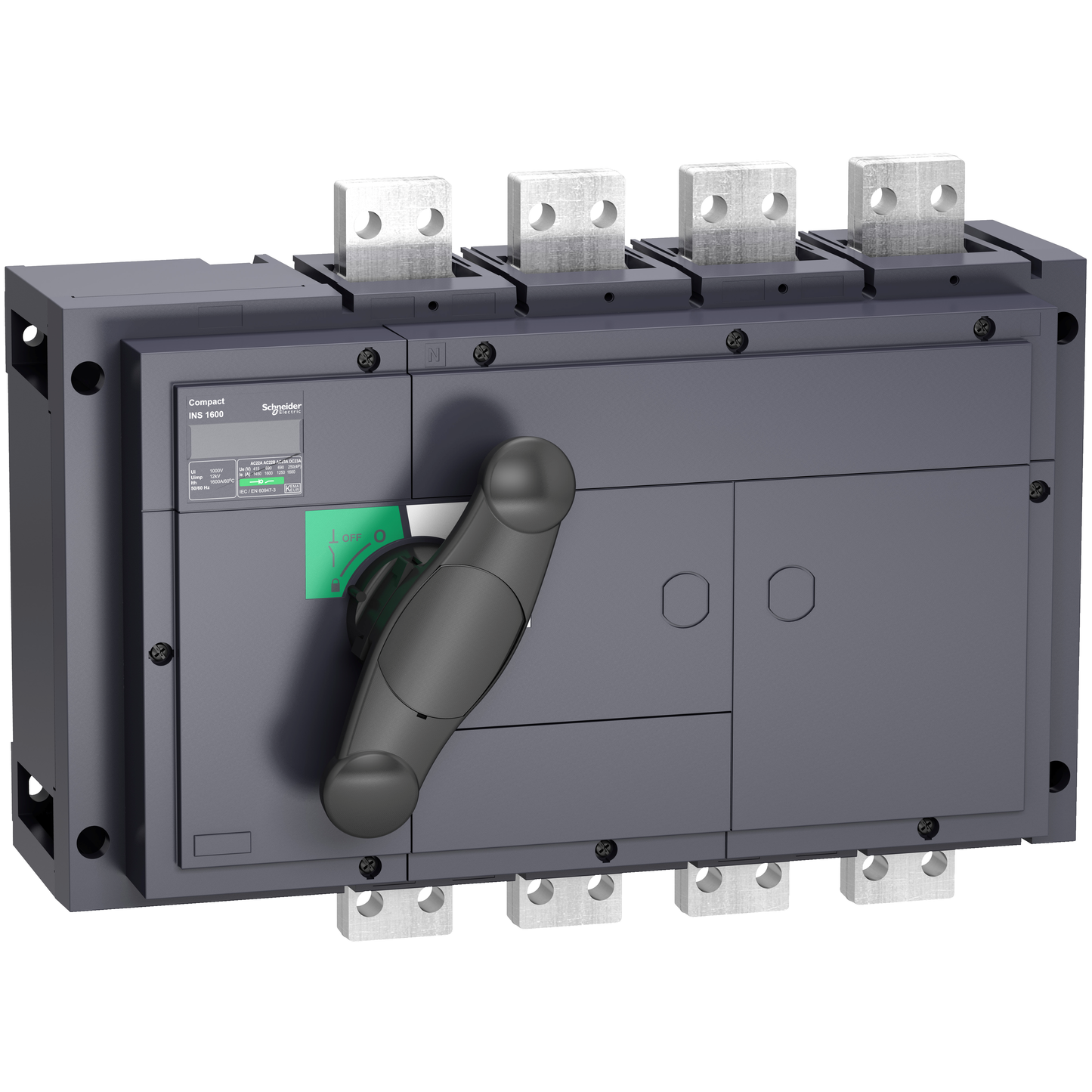 Schneider Electric-31343-ComPacT INS/INV - interr sectionneur boîtier moulé Interpact INS630b - 4P - 630A