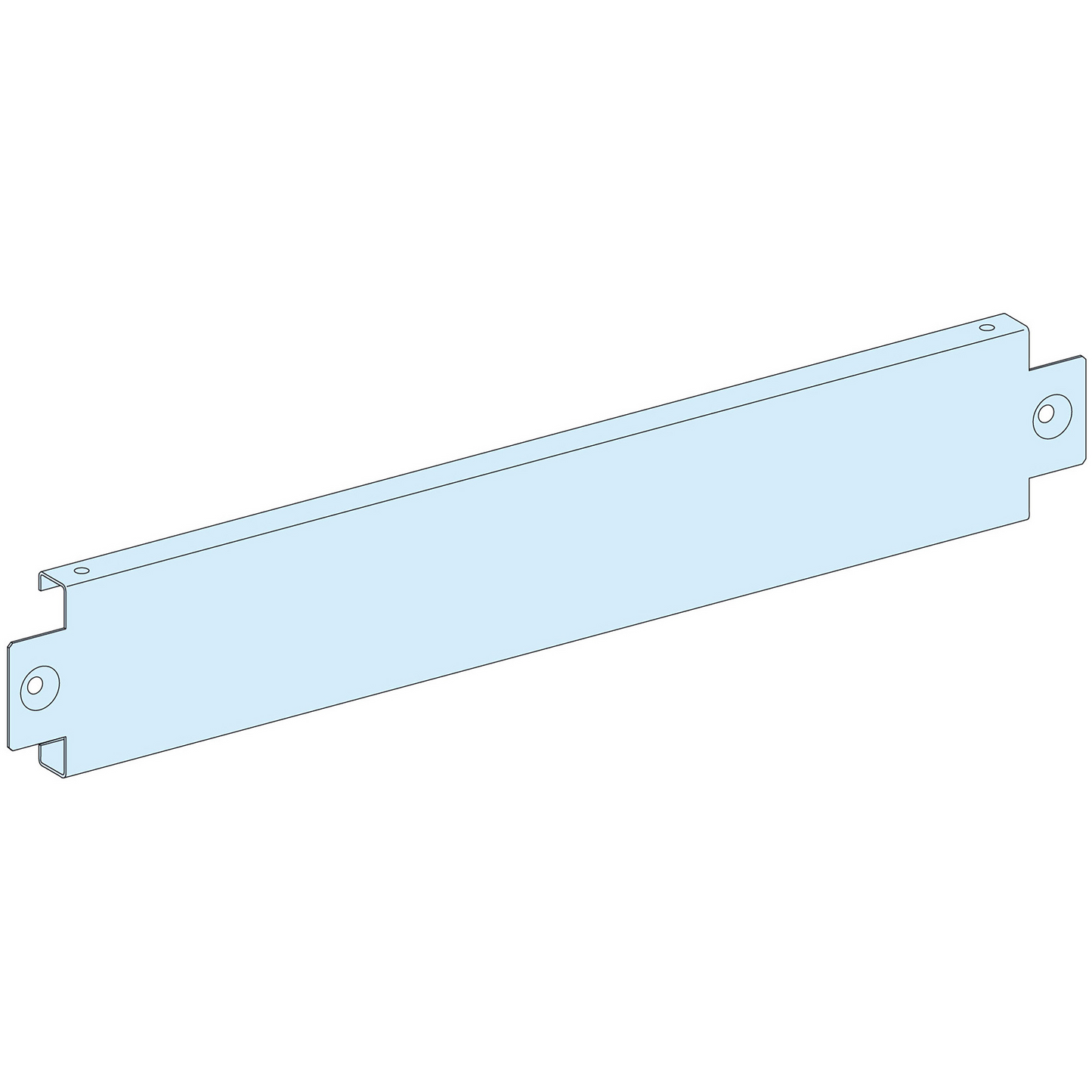 Schneider Electric-LVS08728-PrismaSeT P - Socle - Faces avant et arrière + piliers - H100 L800