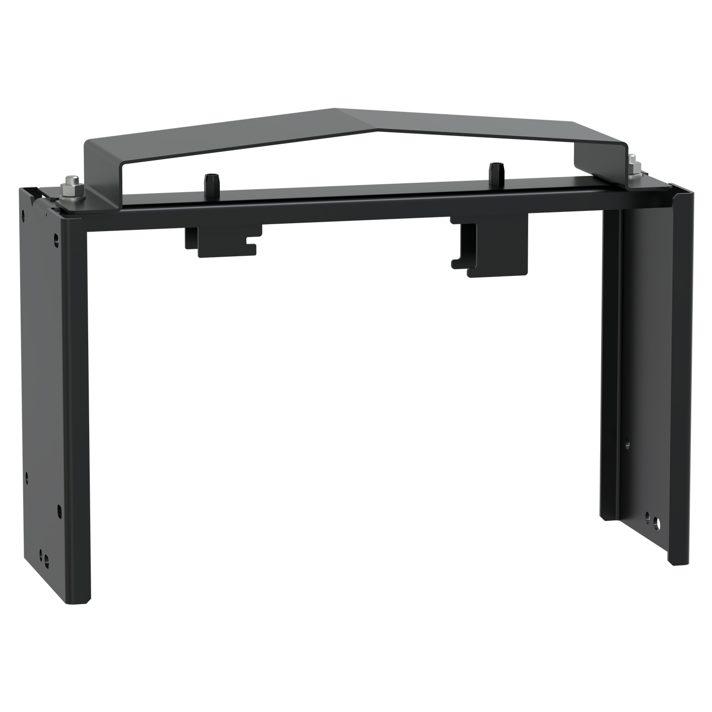 Schneider Electric-KEV0400FS1-Canalis EV - Support libre intermediaire fixation rail - Noir - RAL9005