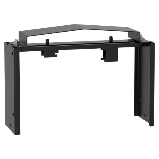 Schneider Electric-KEV0400FS1-Canalis EV - Support libre intermediaire fixation rail - Noir - RAL9005