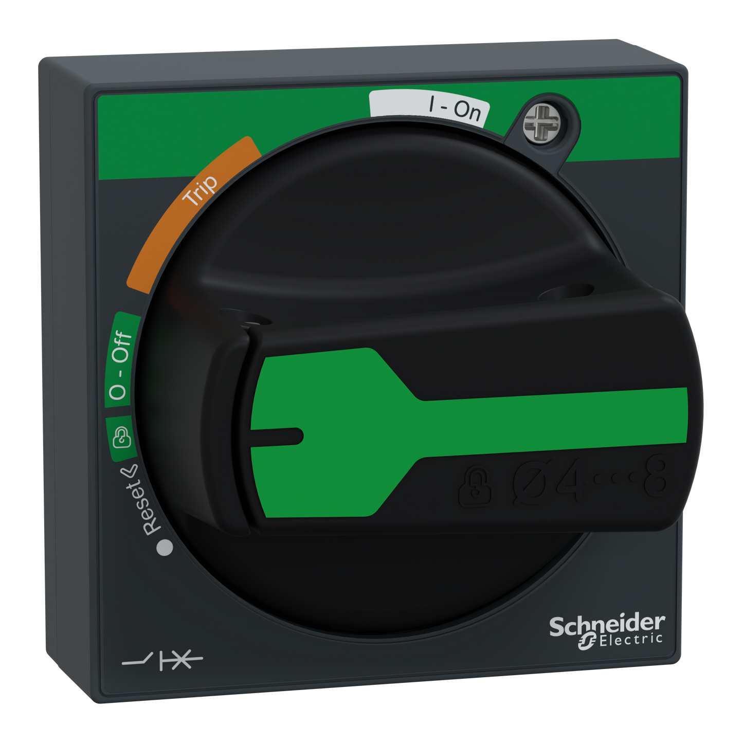 Schneider Electric-GVAPB54-TeSys GV - Poignee rotative noire ip 54