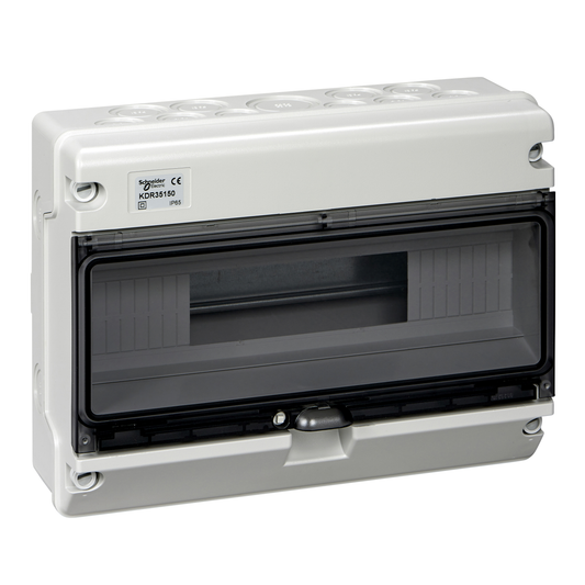 Schneider Electric-KDR35150-MUREVA XT coffret étanche pour appareillage modulaire 1 rangée 16 modules IP65