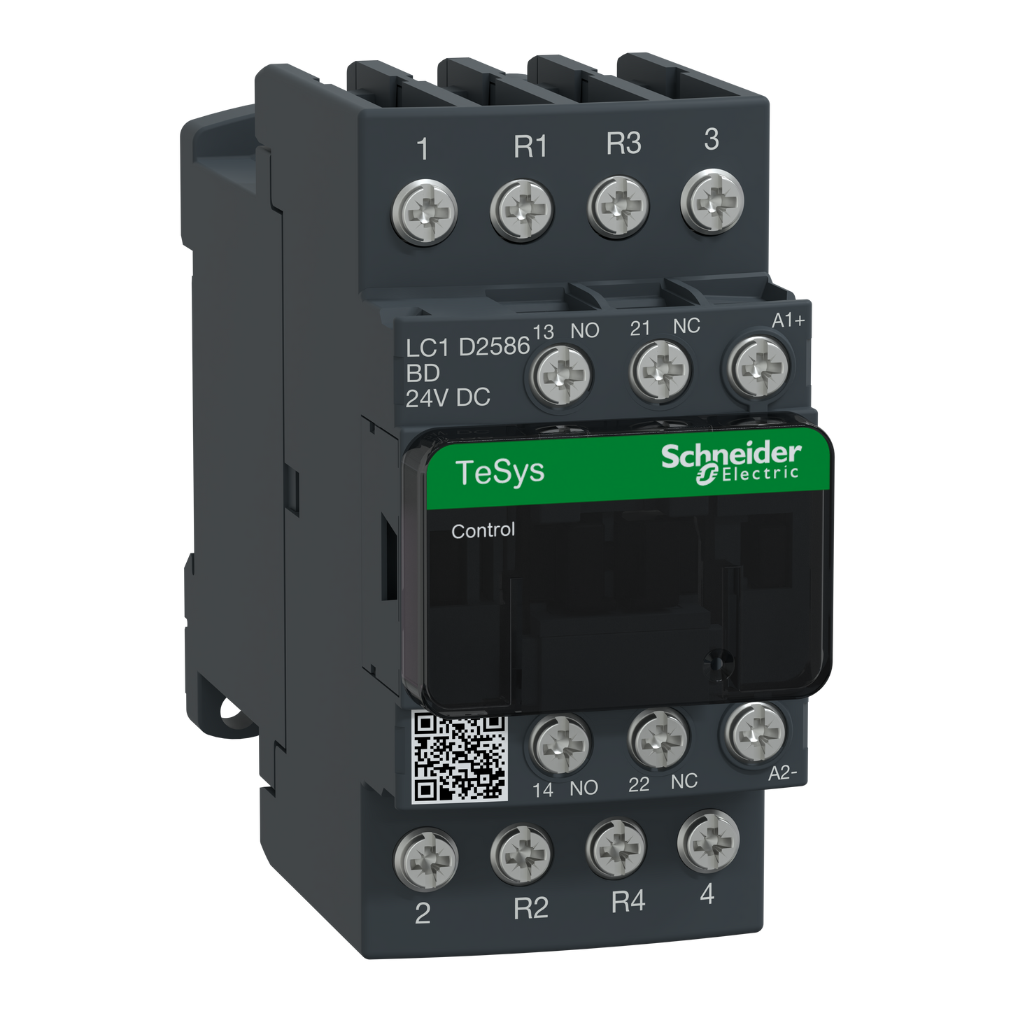 Schneider Electric-LC1D2586BD-TeSys LC1D - contacteur - 4P (2F+2O) - AC-1 440V - 40A - bobine 24Vcc