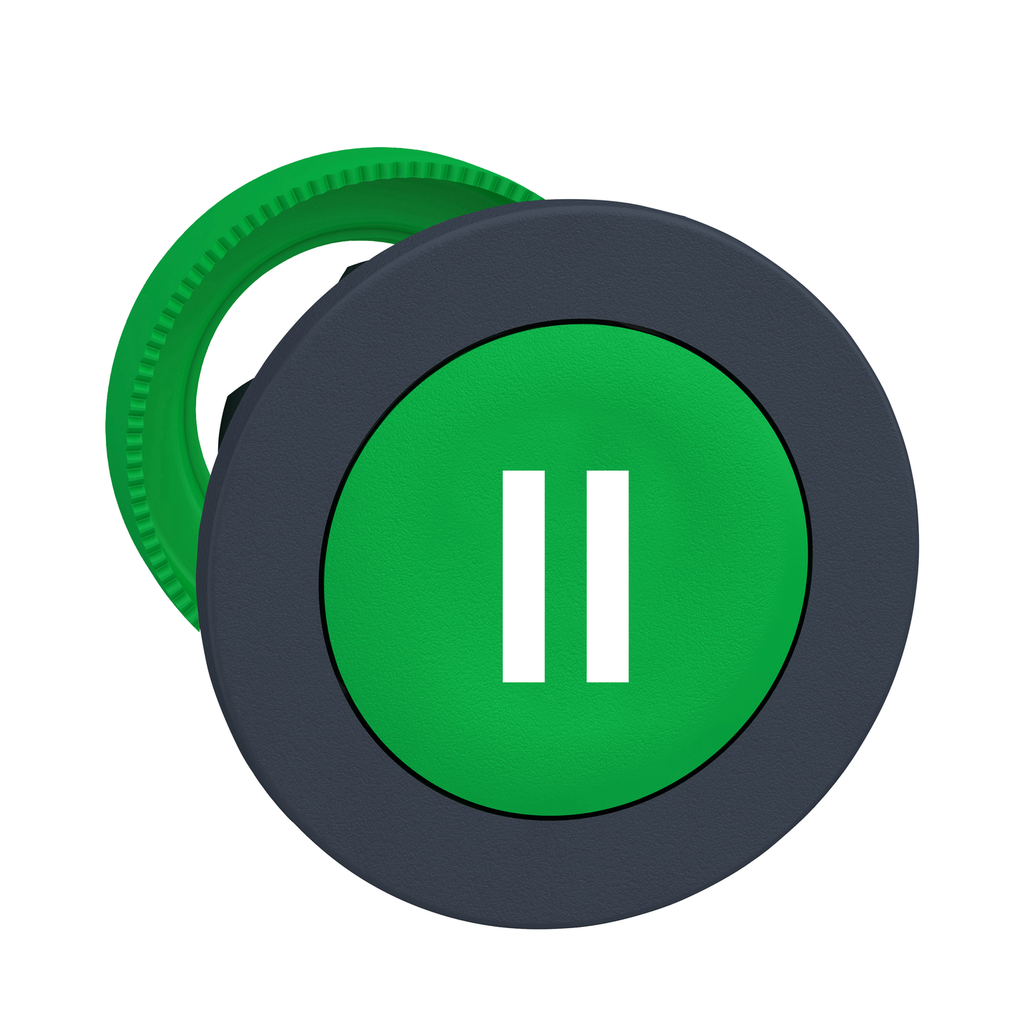 Schneider Electric-ZB5FA336-Harmony XB5 - tête bouton poussoir à impulsion - flush - marqué - vert